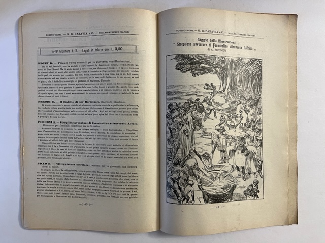 Libri per strenne 1909-10. Ditta G. B. Paravia e C.